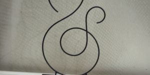 AL2099 Black Iron Decorative Tabletop