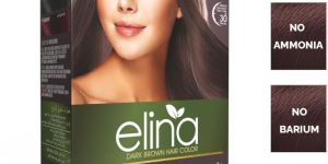 Elina Unisex Henna Hair Color-Dark Brown