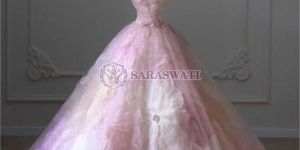 Baby Pink Wedding Gown