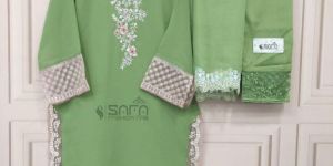 Heavy Georgette Tunic with Designer Cigarette Pant