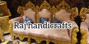 Heavy Wooden Sofa Set