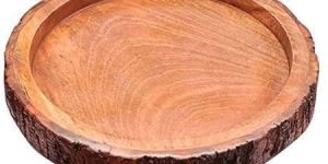 WOODEN ROUND TRAYS