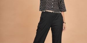 Ladies Cotton Printed Top