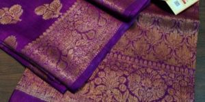 Pure Tussar Munga Silk Banarasi Saree