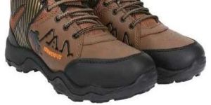 Mens Stylish and Trendy Brown Self Design Rexine Casual Sports Shoes