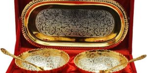 Gold Plated Bowl Set