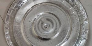 Plain Round 10 Inch Silver Paper Plate