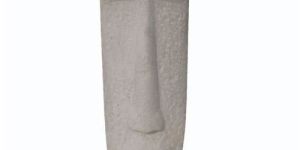 Gray Abstract Stone Sculpture
