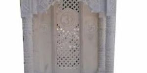 Indoor White Indian Marble Temple