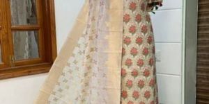 Ladies Jamdani Cotton Silk Salwar Suit