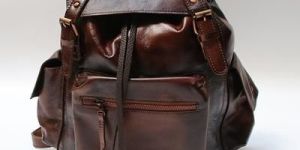 Galex International Leather Backpack