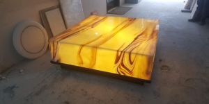 Square Onyx Table