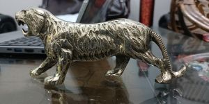 Solid Brass Tiger Statue