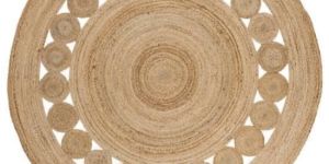 TEX 1011 Natural Round Jute Rug