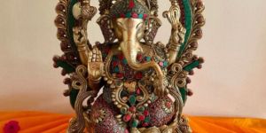 Brass Ganesha Ji Statue