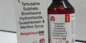 Terbutaline Sulphate, Bromhexine Hydrochloride, Guaiphenesin & Menthol Syrup