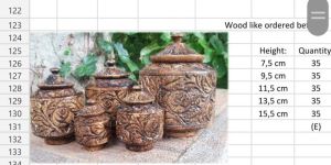 Wooden Handicraft Vases