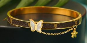 Butterfly Bracelet with Hanging Charm