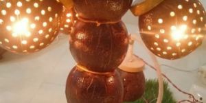 Eco-friendly Coconut floor lamp