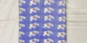 Handloom Ikat Pure Silk Fabric