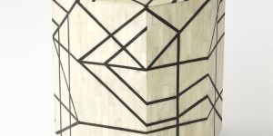 Bone Inlay Console Table