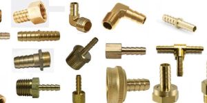 Brass Hose Barbs, Nipples