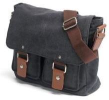 Natural Canvas Crossbody Bag