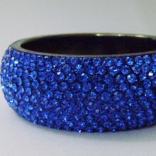 Lac Stone Crystal Bangles