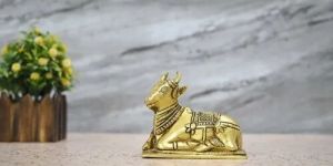 Brass Nandi Statue