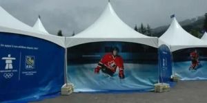 White Promotional Display Tent