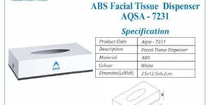 ABS Facial Tissue Dispenser - AQSA 7231