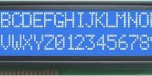 Blue Backlight LCD Display