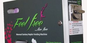 Manual Coin Operated Sanitary Napkins Vending Machine