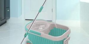 Bigger Wheel Elite Spin Cleaning Mop with Bucket