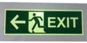 Fire Exit Sign Board