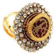 Kundan Meena Ring