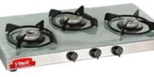 Glass Cooktop Gas Stove 3 Burner