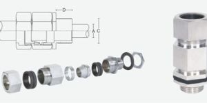 Nickel Plated Brass Gland