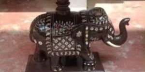 Rosewood Elephant Teapoy