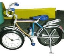 Handmade Antique Cycle Table Clock