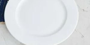 White Serving Plate