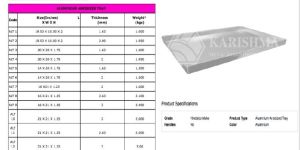 Aluminium Anodized Mithai Tray