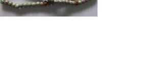 Multicoloured Chevron Glass Beads