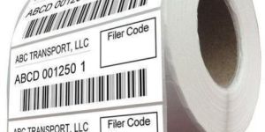 70x40mm Barcode Label