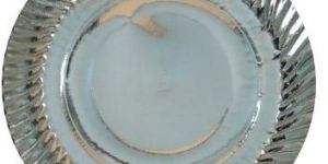 80 GSM Silver Paper Plate