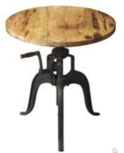 Industrial Cast Iron Bistro Bar Table