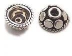 Silver Bead Caps