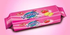 Strawberry Cream Biscuits