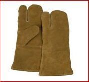 Leather Mitten Gloves