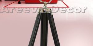 Chrome Finish Spot Searchlight with Black Tripod